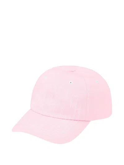 Supreme Visor Stitch Cap In Pink
