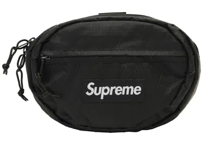 Pre-owned Supreme Waist Bag (fw18) In Black