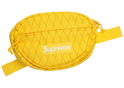Pre-owned Supreme Waist Bag (fw18) In Yellow