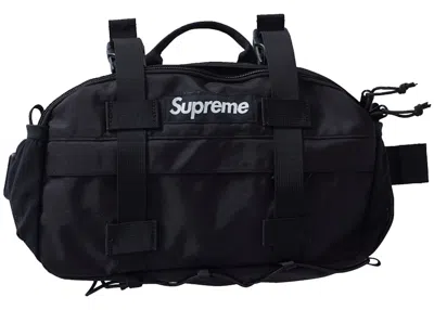 Pre-owned Supreme Waist Bag (fw19) In Black