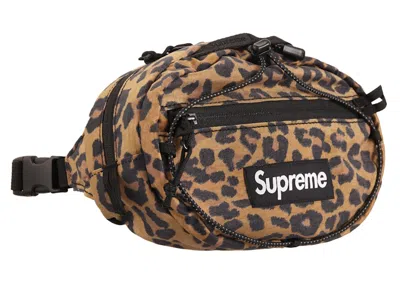 Pre-owned Supreme Waist Bag (fw20) In Leopard