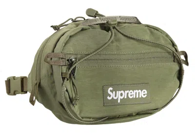 Pre-owned Supreme Waist Bag (fw20) In Olive