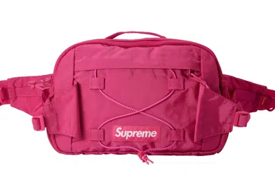 Pre-owned Supreme Waist Bag In Magenta In Purple