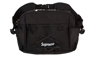Pre-owned Supreme Waist Bag Ss17 In Black