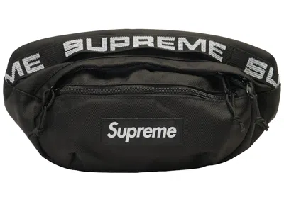 Pre-owned Supreme Waist Bag (ss18) In Black
