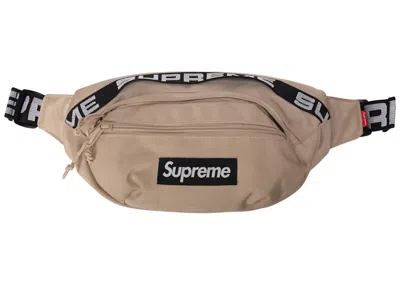Pre-owned Supreme Waist Bag (ss18) In Tan
