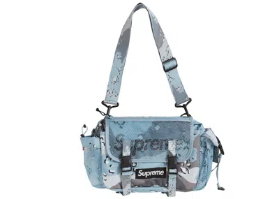 Pre-owned Supreme Waist Bag (ss20) In Blue Chocolate Chip Camo