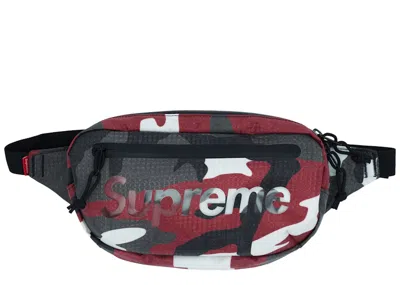 Pre-owned Supreme Waist Bag (ss21) In Red Camo