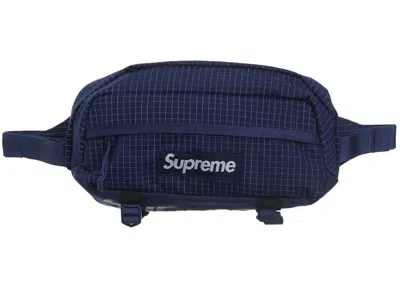 Pre-owned Supreme Waist Bag (ss24) In Navy Blue