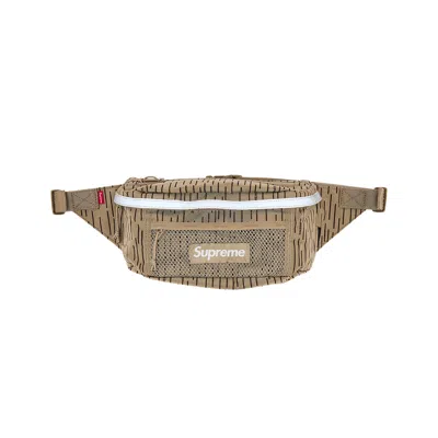 Pre-owned Supreme Waist Bag 'tan Raindrop' In Brown