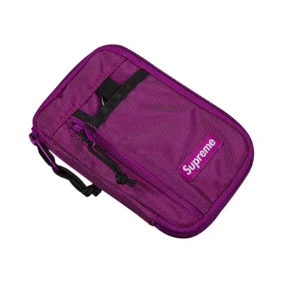 Pre-owned Supreme Wallet 'magenta' In Purple