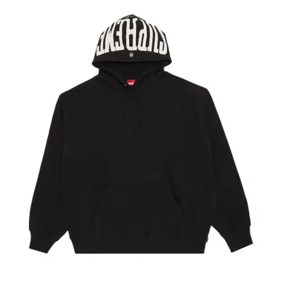 Pre-owned Supreme Warm Up Hooded Sweatshirt 'black'