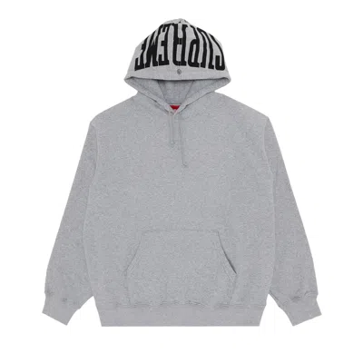 Pre-owned Supreme Warm Up Hooded Sweatshirt 'heather Grey'