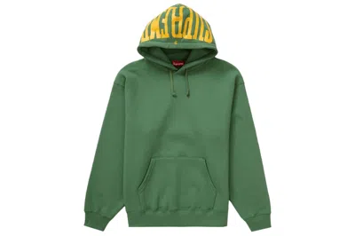 Pre-owned Supreme Warm Up Hooded Sweatshirt Ss24 Dusty Green