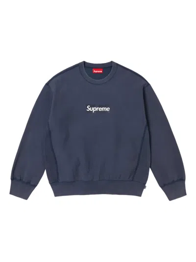 Supreme Washed Box Logo "ss 25 In Blue