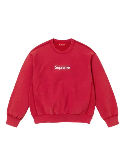 Supreme Washed Box Logo "ss 25 In Rot