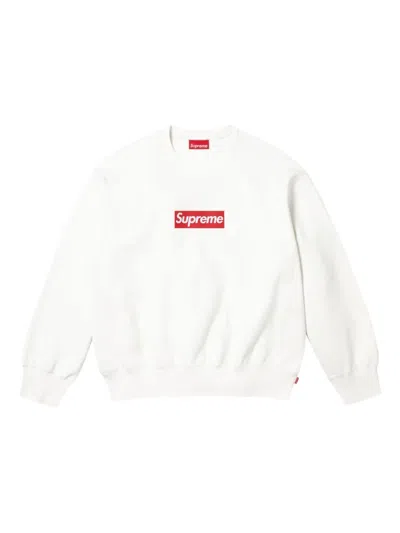 Supreme Washed Box Logo "ss 25 In Weiss