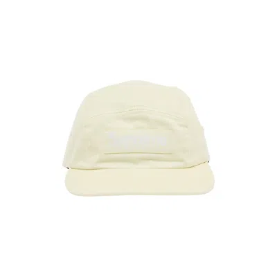 Pre-owned Supreme Washed Chino Twill Camp Cap 'light Yellow'
