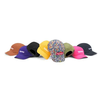 Supreme Washed Chino Twill Camp Cap 'multi-color'