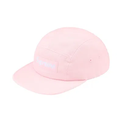 Pre-owned Supreme Washed Chino Twill Camp Cap 'pink' | Men's Size Onesize