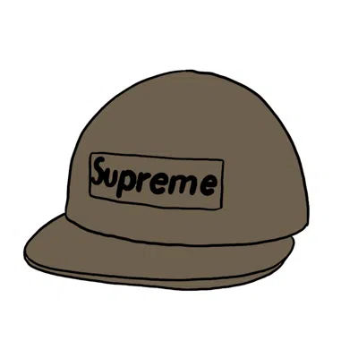 Pre-owned Supreme Washed Chino Twill Camp Cap (ss20) In Olive In Green