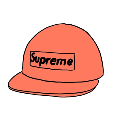 Pre-owned Supreme Washed Chino Twill Camp Cap (ss20) In Peach