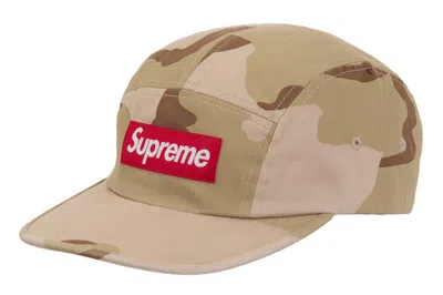 Pre-owned Supreme Washed Chino Twill Camp Cap Ss24 Camo