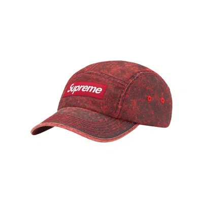 Pre-owned Supreme Washed Cordura Camp Cap 'rust' In Brown