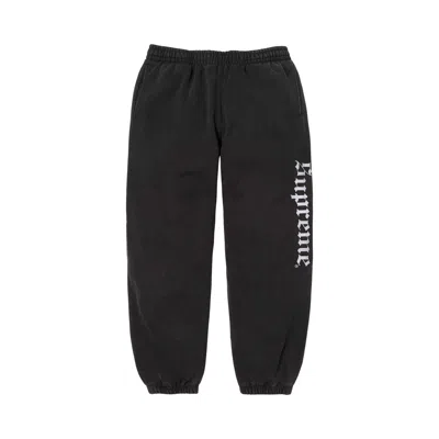 Pre-owned Supreme Washed Old English Sweatpant 'black' | Men's Size S