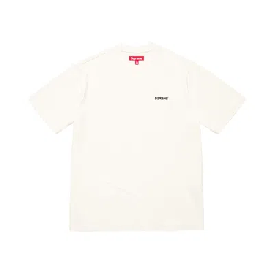 Pre-owned Supreme Washed Short-sleeve Top 'white' | Men's Size Xxl