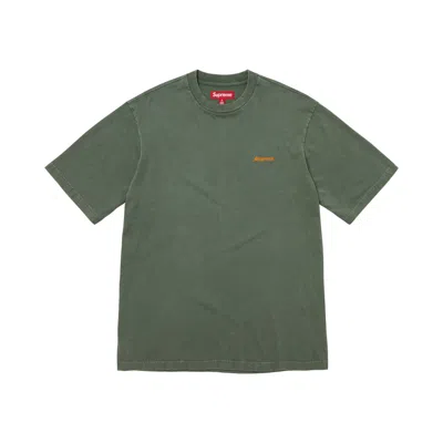 Pre-owned Supreme Washed Short-sleeve Top 'green' | Men's Size Xl