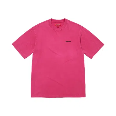 Pre-owned Supreme Washed Short-sleeve Top 'magenta' | Pink | Men's Size L