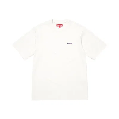 Pre-owned Supreme Washed Short-sleeve Top 'white' | Men's Size Xl