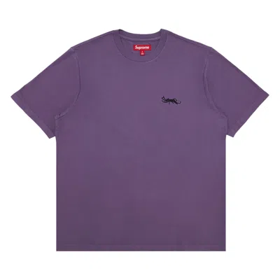 Pre-owned Supreme Washed Tag Short-sleeve Top 'lavender' In Purple