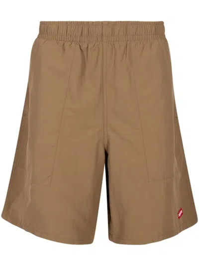 Supreme Water Box Logo Shorts In Brown