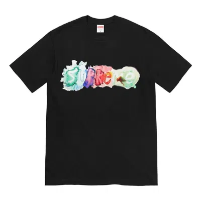 Supreme Watercolor T-shirt 'black'