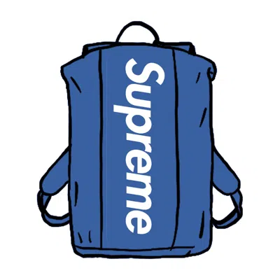 Pre-owned Supreme Waterproof Reflective Speckled Backpack In Royal