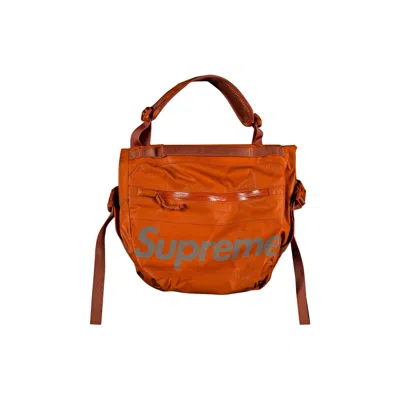 Pre-owned Supreme Waterproof Reflective Speckled Shoulder Bag 'orange'