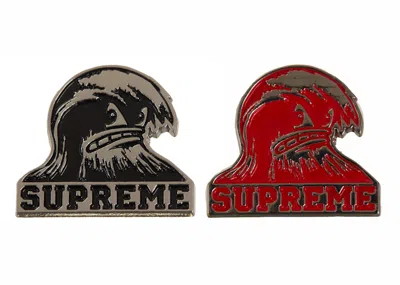 Pre-owned Supreme Wave Pin Set