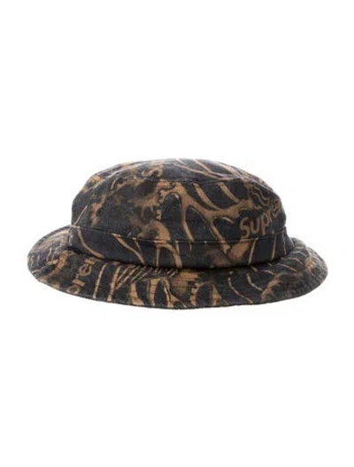 Pre-owned Supreme Waves Crusher Bucket Hat In Black