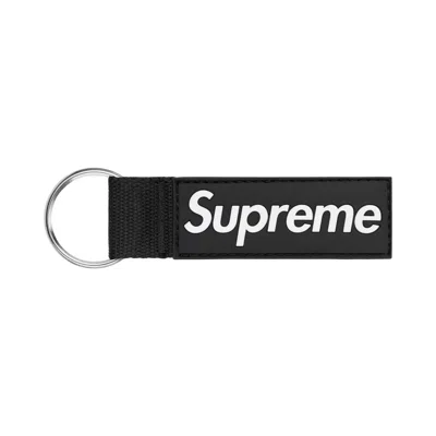Pre-owned Supreme Webbing Keychain 'black' | Men's Size Onesize