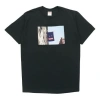 Supreme Week 1 Banner Tee Short Sleeve Unisex Black In Black