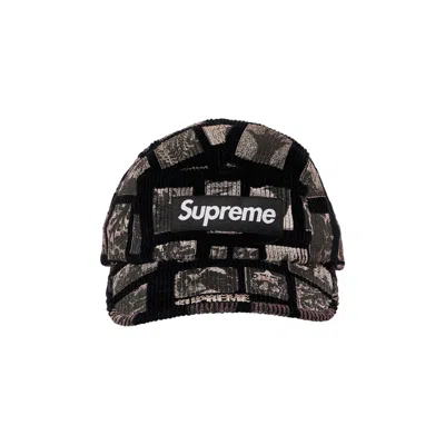 Pre-owned Supreme Weirdo Dave Corduroy Camp Cap 'black'