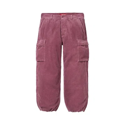 Pre-owned Supreme Wide Wale Corduroy Cargo Pant 'dusty Pink' | Men's Size 30