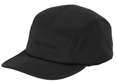 Pre-owned Supreme Windstopper Earflap Camp Cap (fw23) In Black