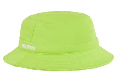Pre-owned Supreme Windstopper Earflap Crusher Hat In Bright Green