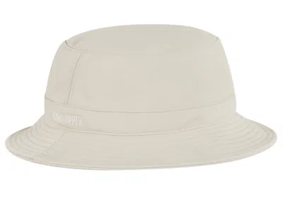 Pre-owned Supreme Windstopper Earflap Crusher Hat In Stone