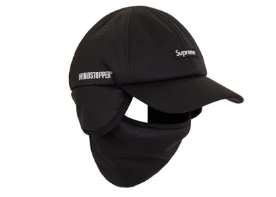 Pre-owned Supreme Windstopper Facemask 6panel In Black