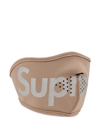 Supreme Windstopper Facemask In Brown