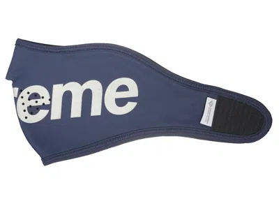 Pre-owned Supreme Windstopper Facemask (fw24) In Navy Blue